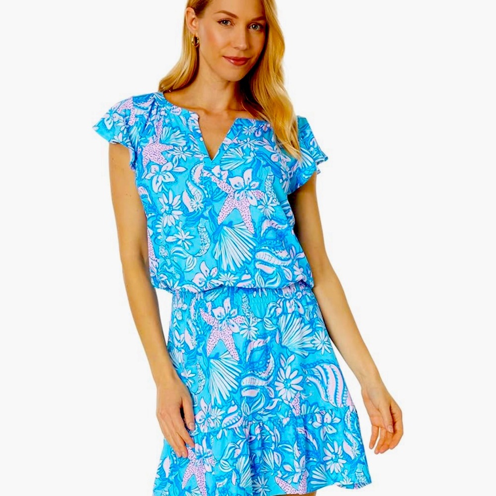 Bright and breezy Lilly Pulitzer® Ravi Romper dress